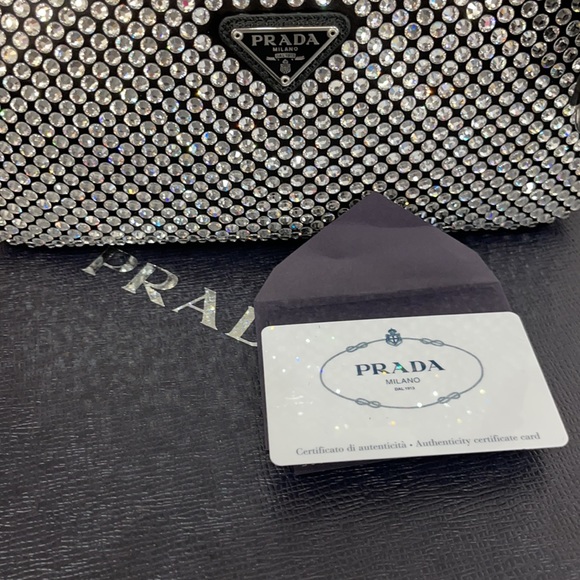 Prada Satin Mini Bag with Crystals Re-edition - Picture 3 of 4